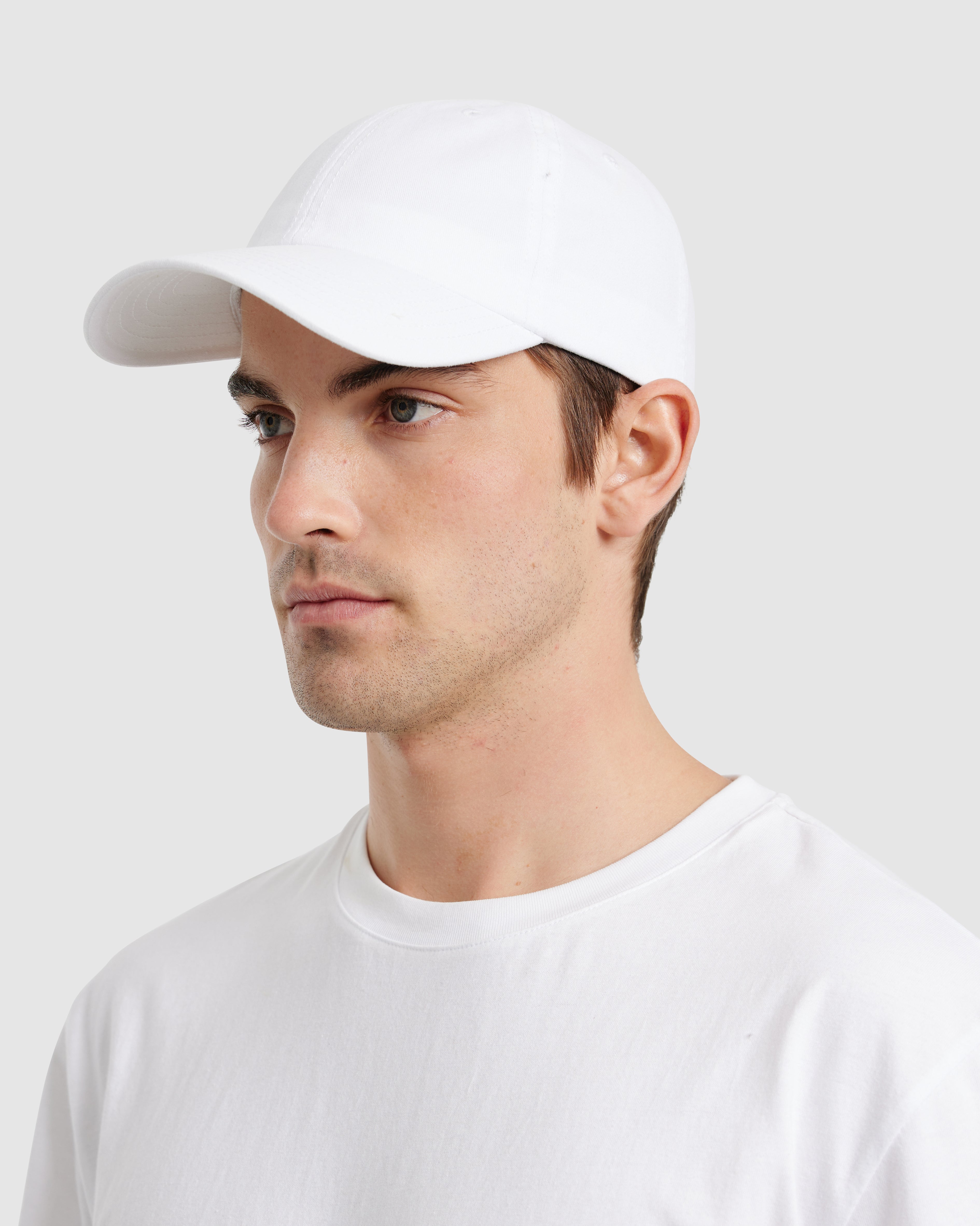 Cotton Twill Cap White – Custom by ORTC